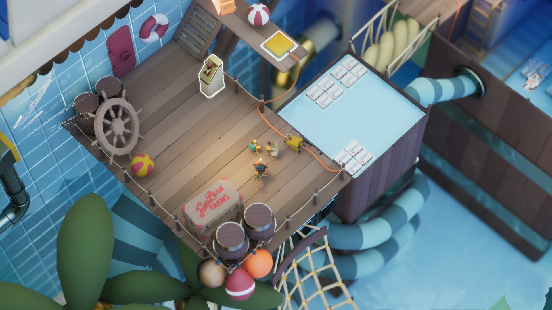 Скриншот: Chicken Run: Eggstraction