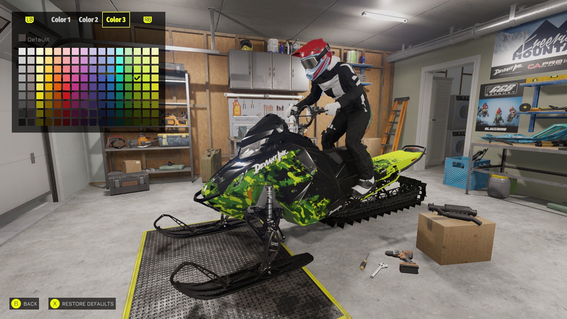 Скриншот: Sledders