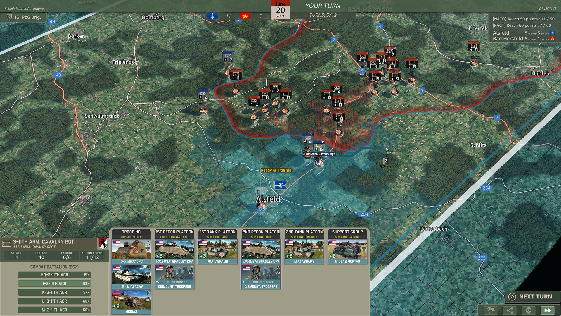 Скриншот: WARNO