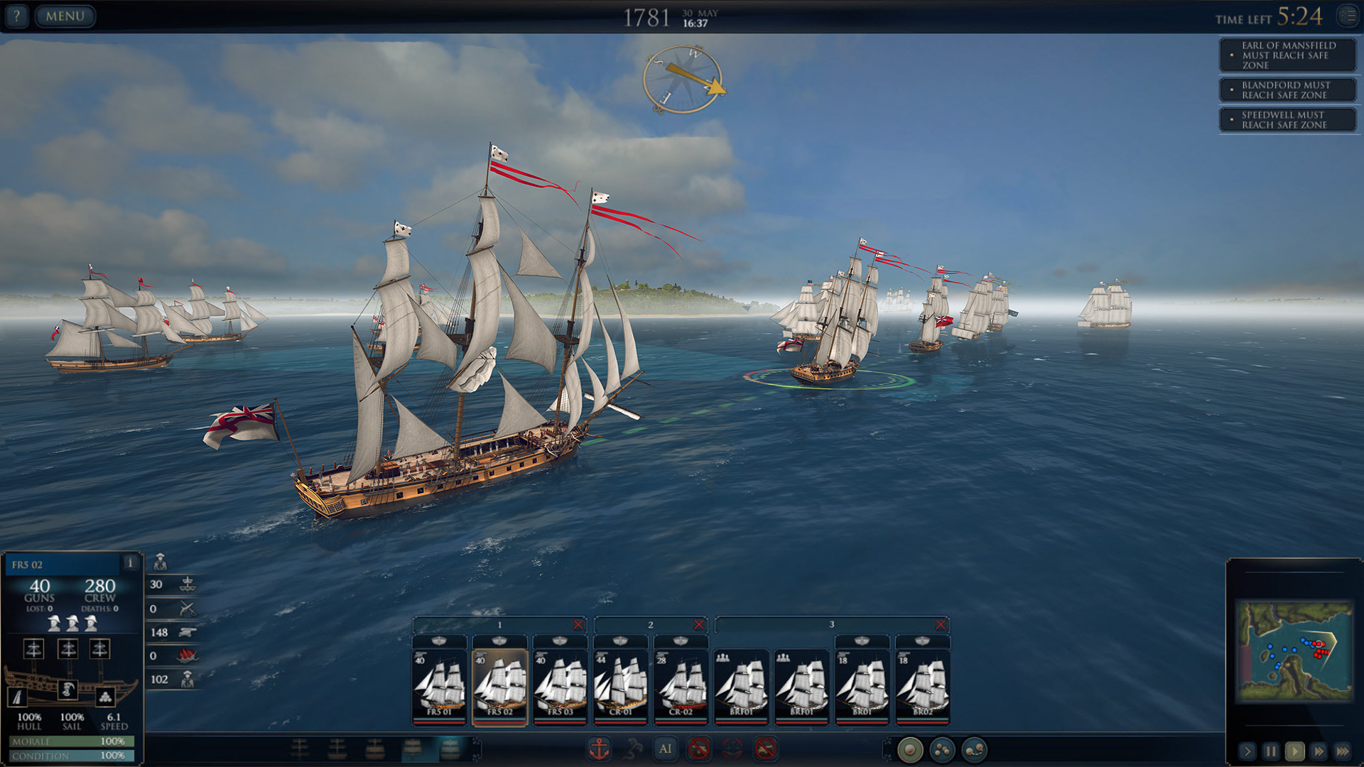 Скриншот 7: Ultimate Admiral: Age of Sail