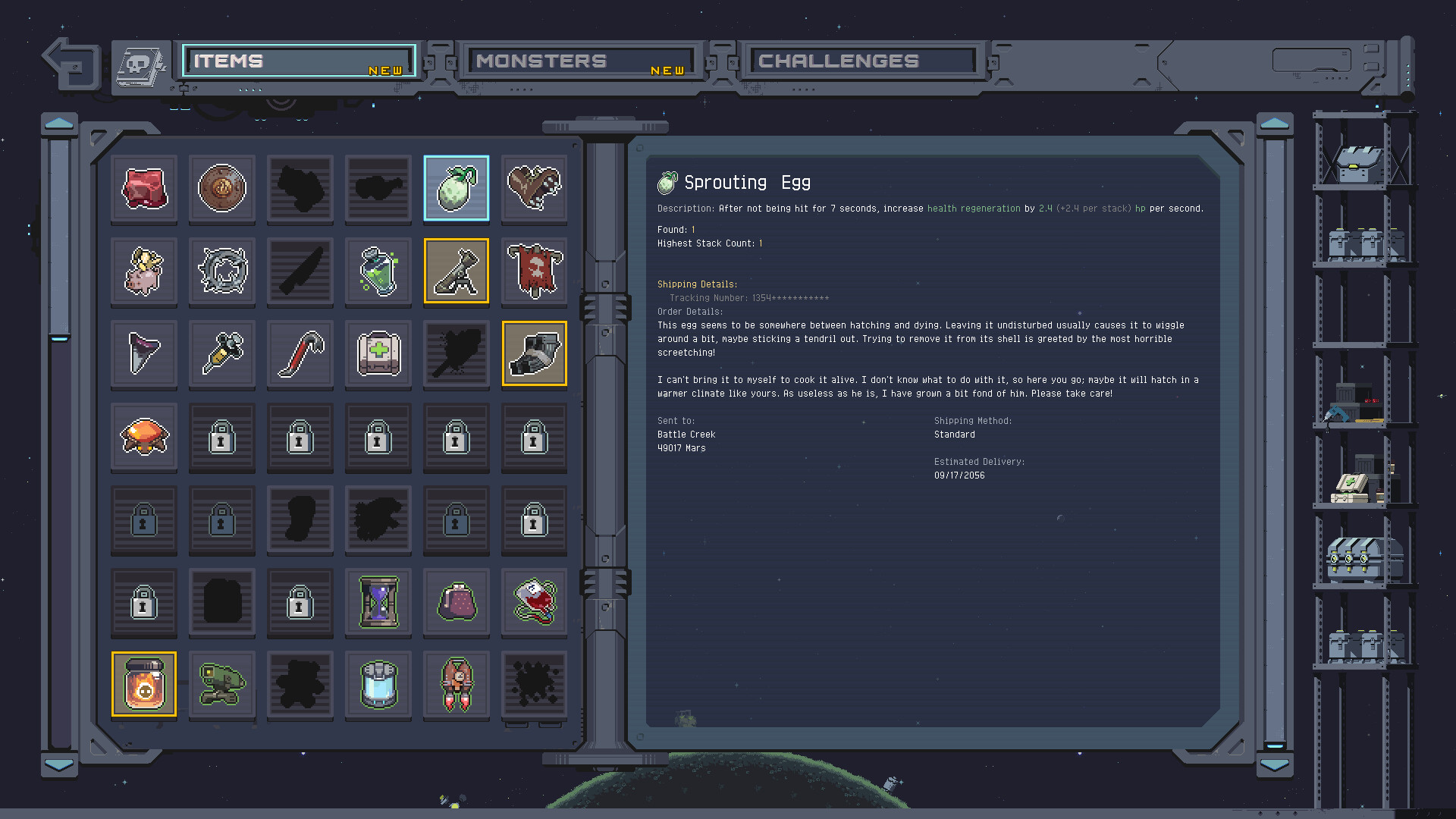 Скриншот: Risk of Rain Returns