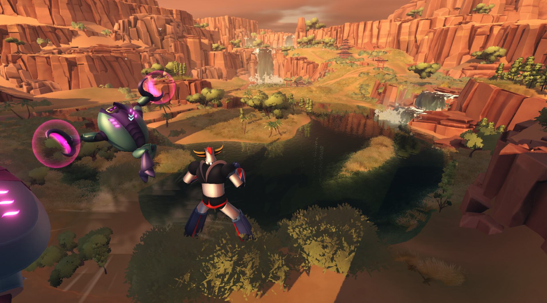 Скриншот: UFO ROBOT GRENDIZER – The Feast of the Wolves