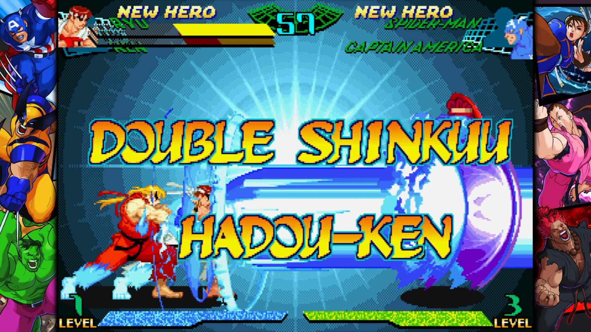 Скриншот: MARVEL vs. CAPCOM Fighting Collection: Arcade Classics