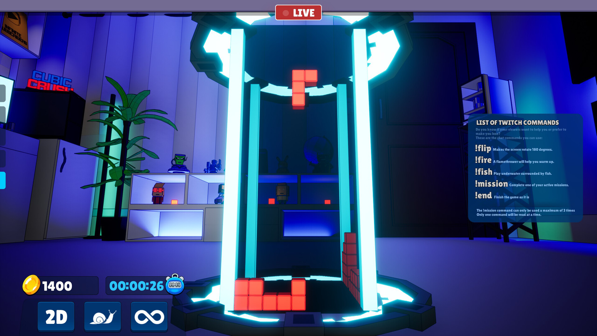 Скриншот: Cubic Crush Streamer Showdown