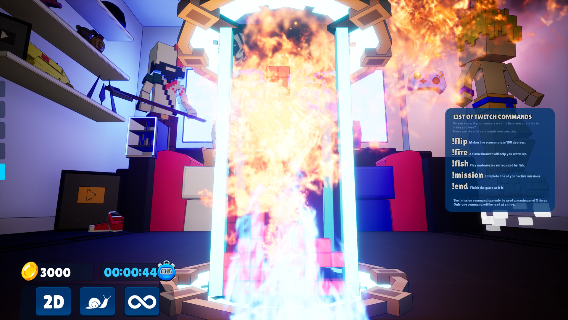 Скриншот: Cubic Crush Streamer Showdown