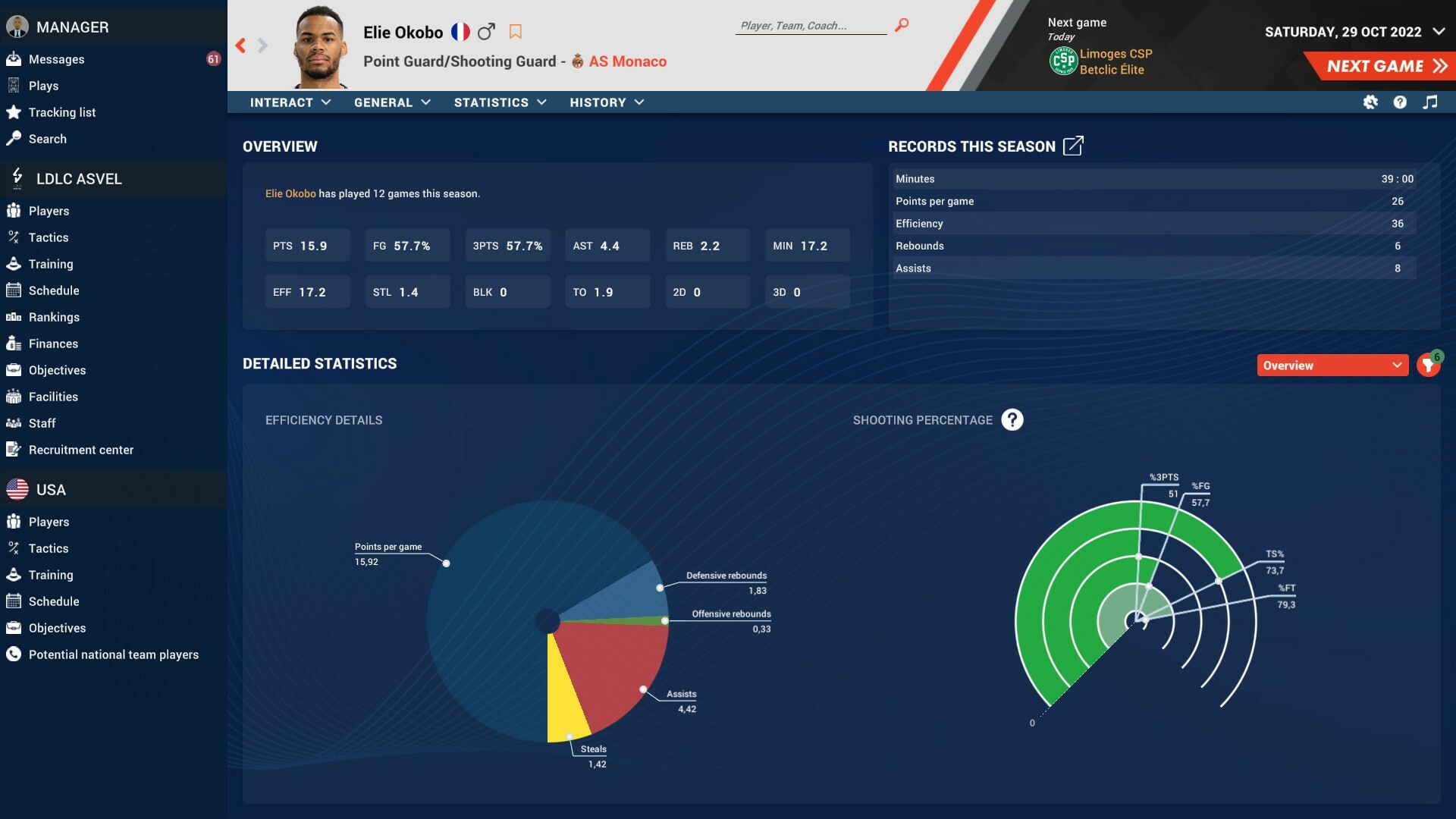 Скриншот: Pro Basketball Manager 2023