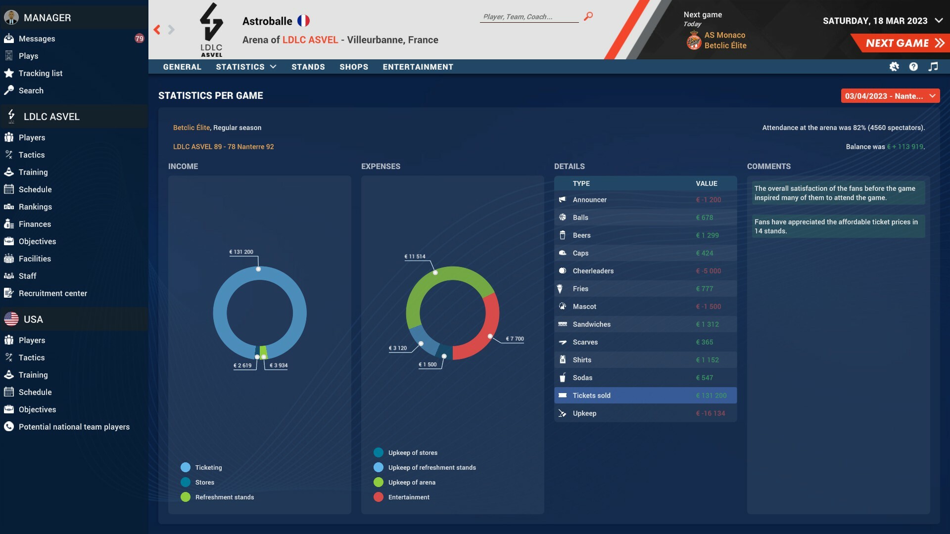 Скриншот: Pro Basketball Manager 2023