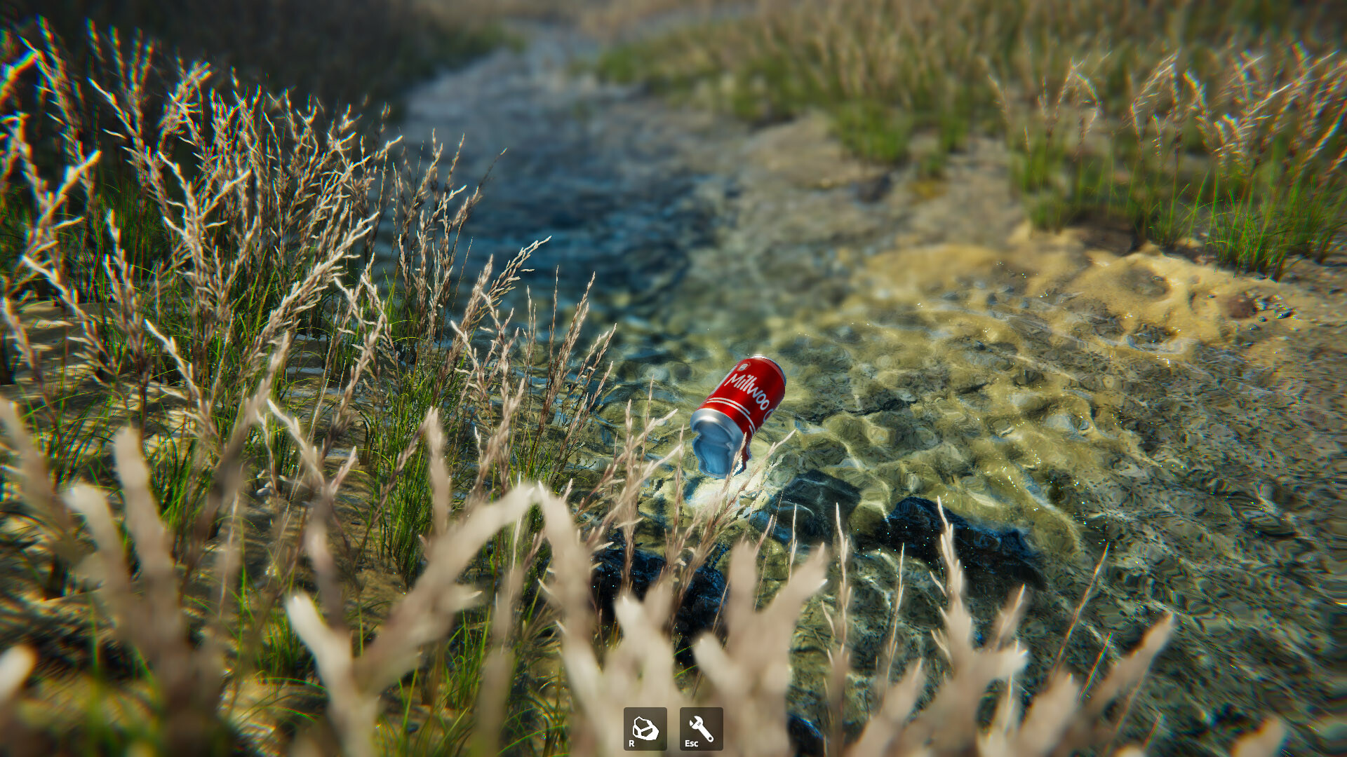 Скриншот: Bottle Can Float