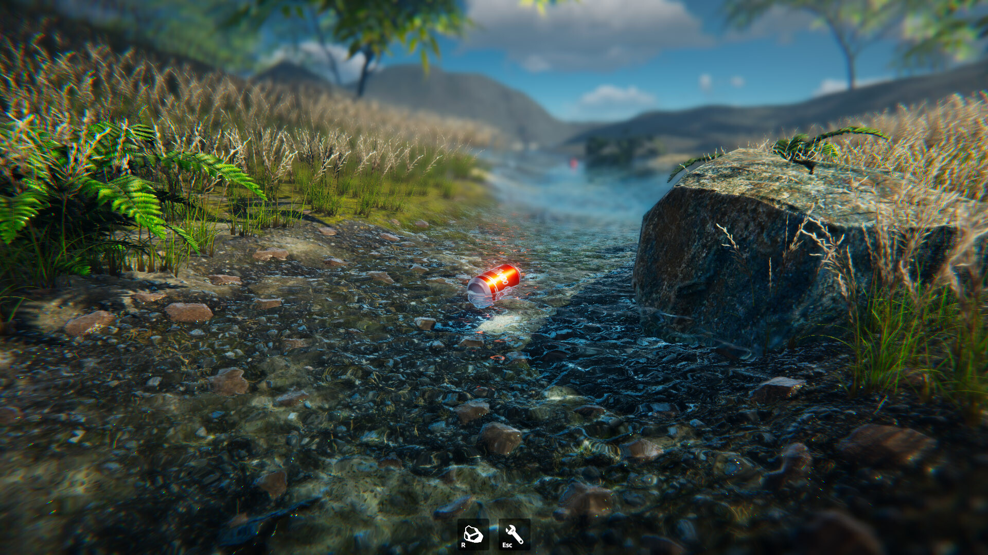 Скриншот: Bottle Can Float