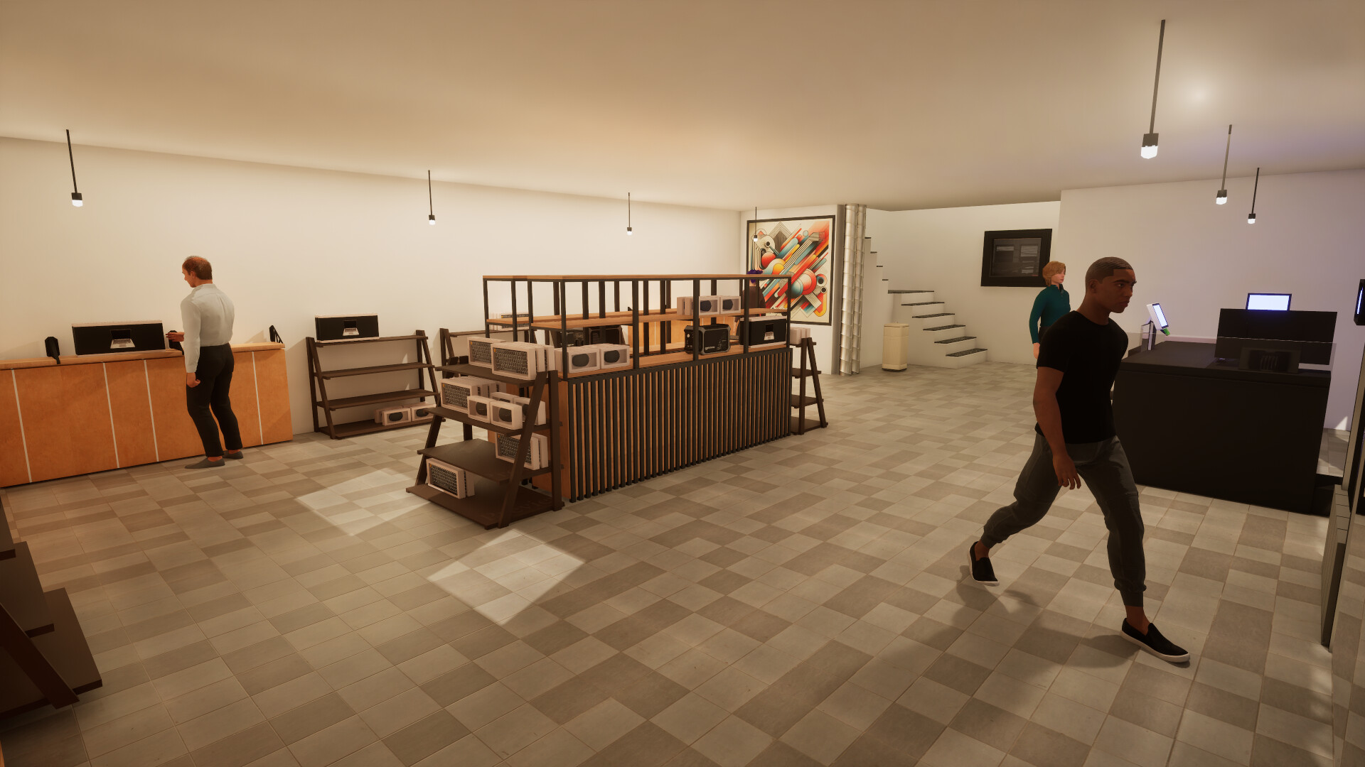 Скриншот: Electronic Market Simulator