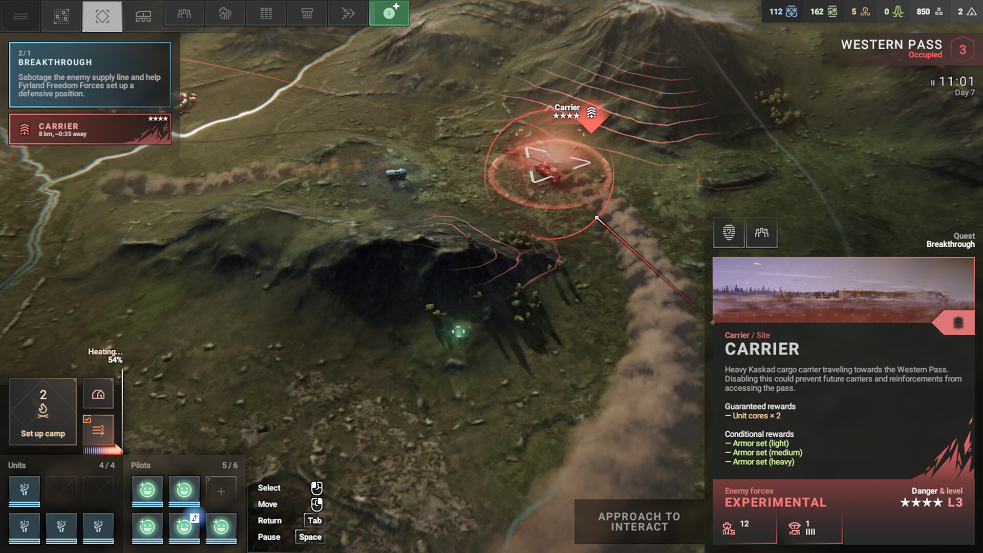 Скриншот: Phantom Brigade