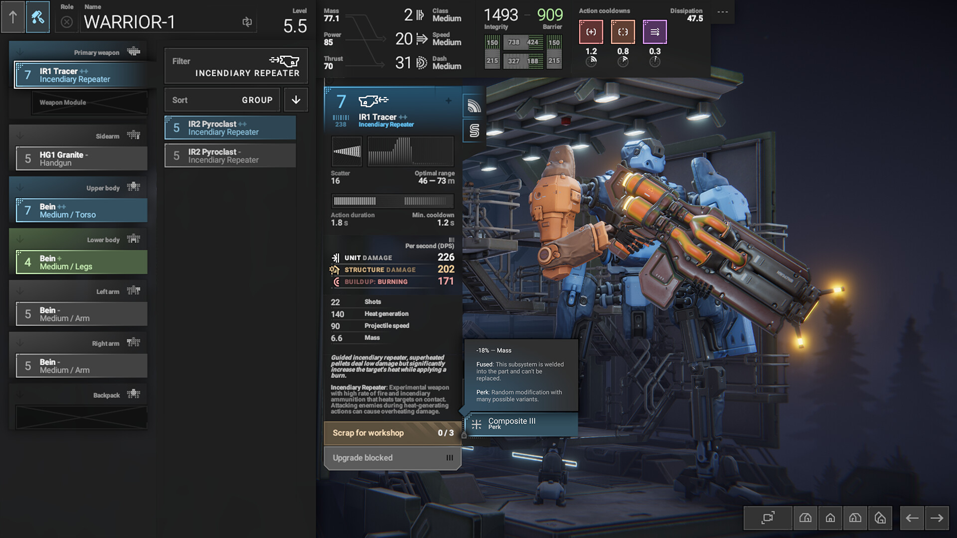 Скриншот: Phantom Brigade