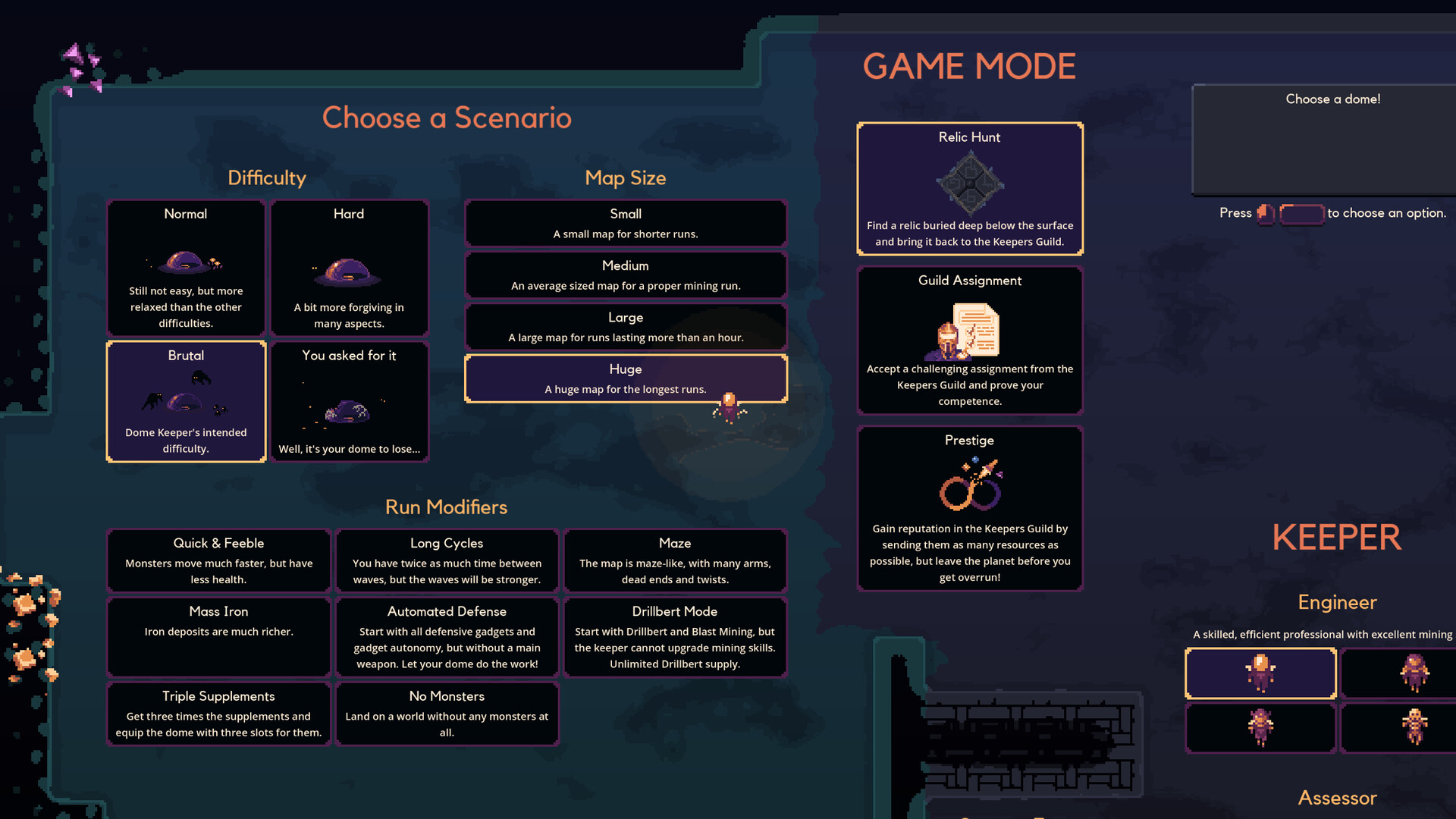 Скриншот: Dome Keeper