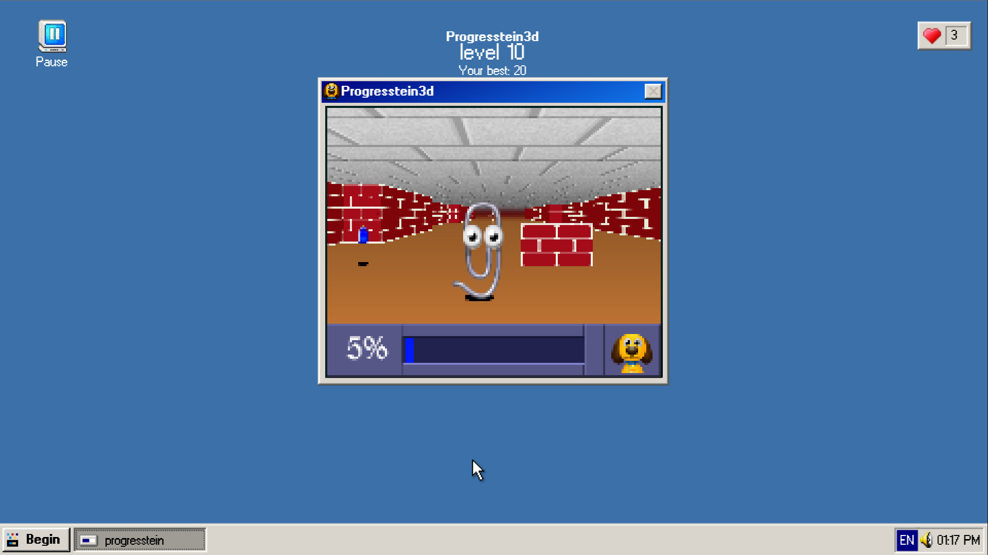 Скриншот: Progressbar95
