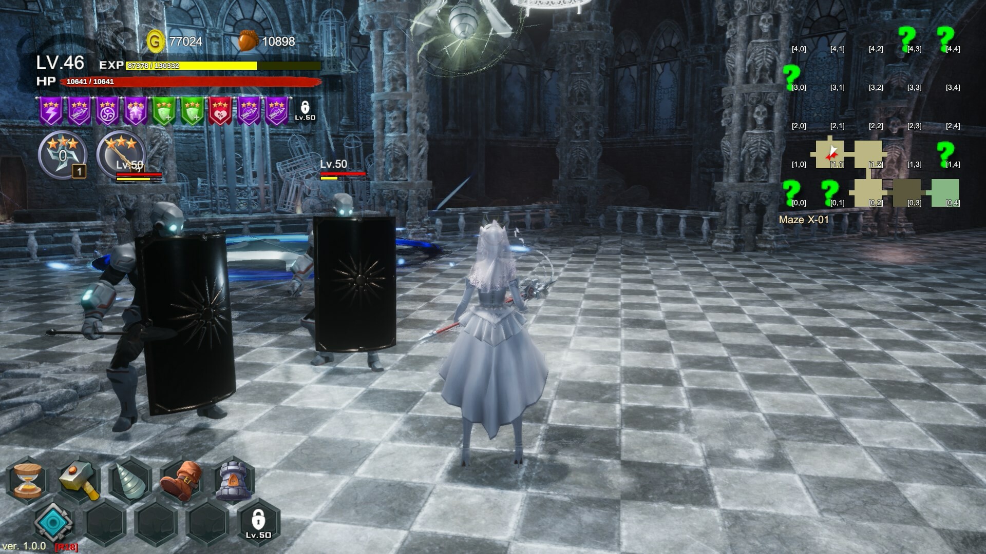 Скриншот: Widow in the Endless Labyrinth