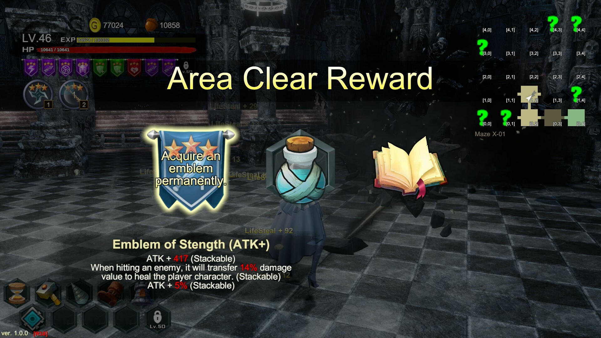 Скриншот: Widow in the Endless Labyrinth