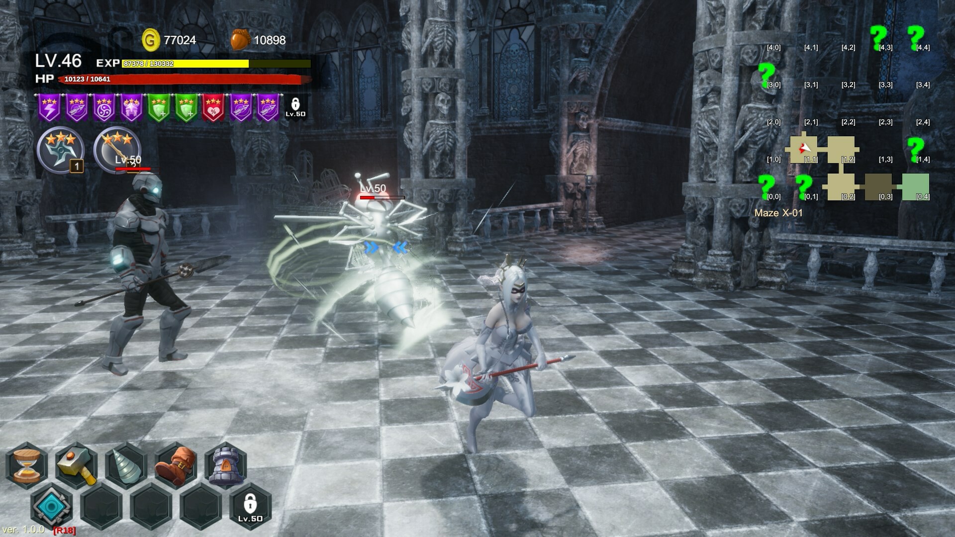 Скриншот: Widow in the Endless Labyrinth