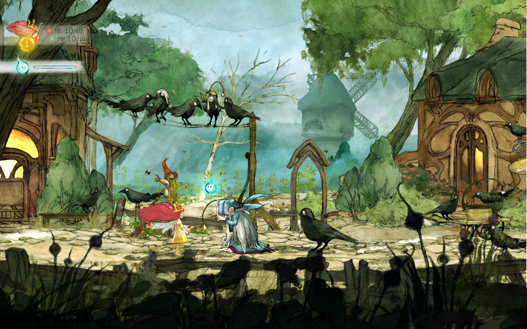 Скриншот: Child of Light