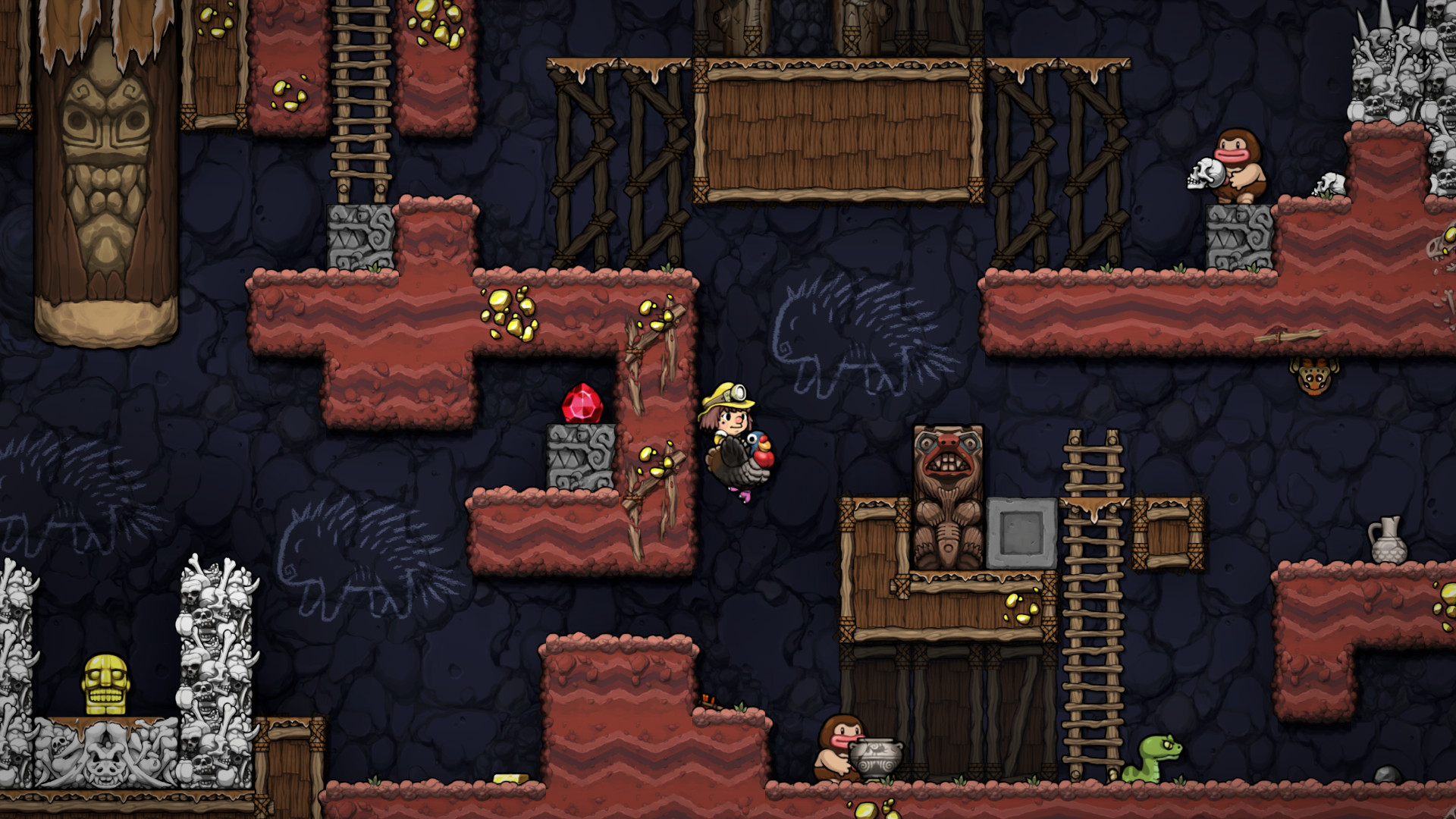 Скриншот: Spelunky 2