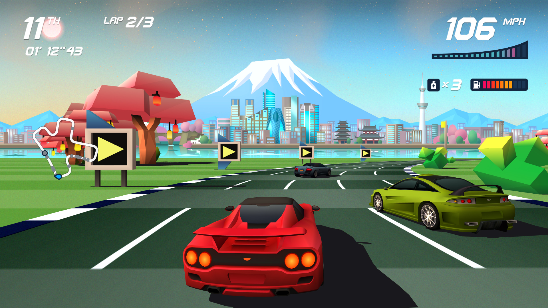 Скриншот: Horizon Chase Turbo
