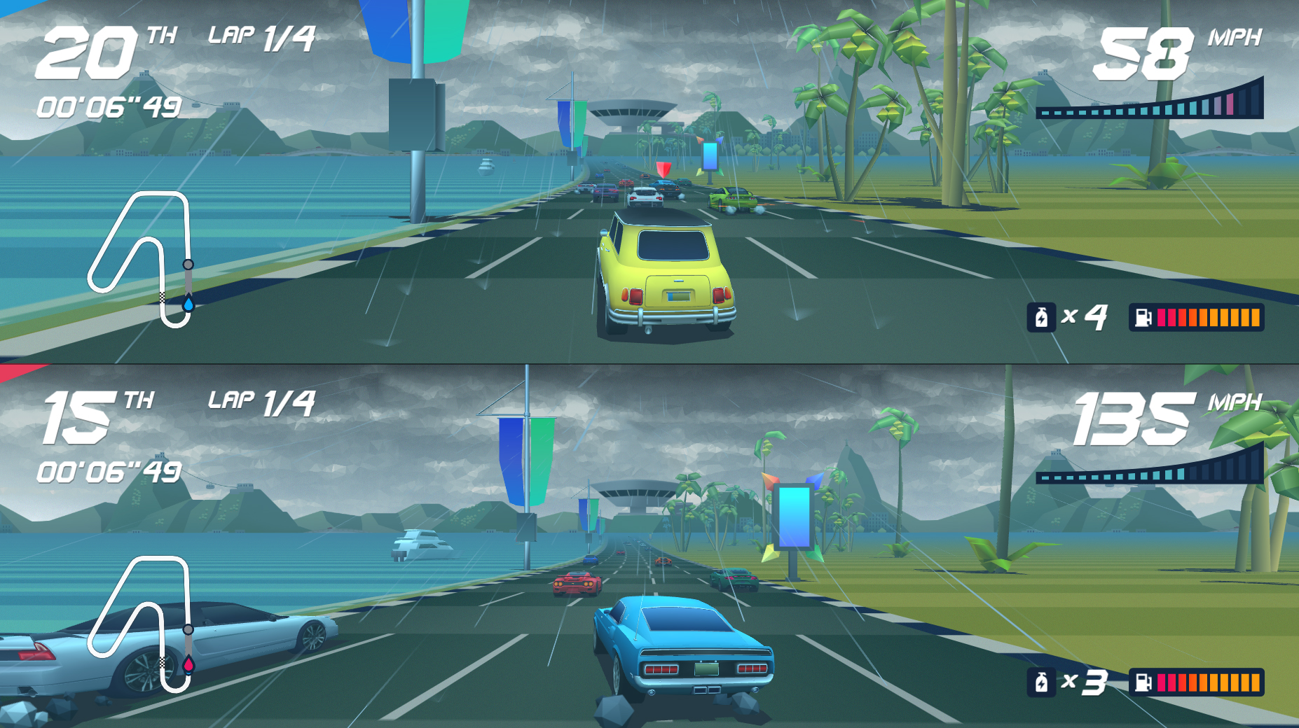 Скриншот: Horizon Chase Turbo