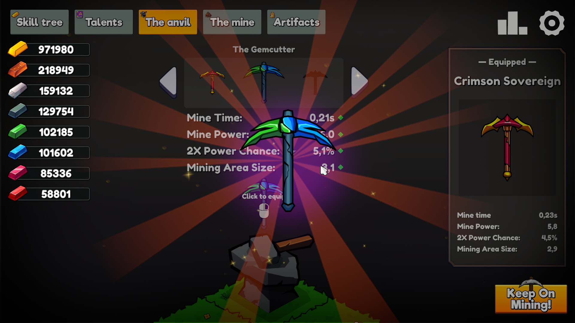 Скриншот: Keep on Mining!