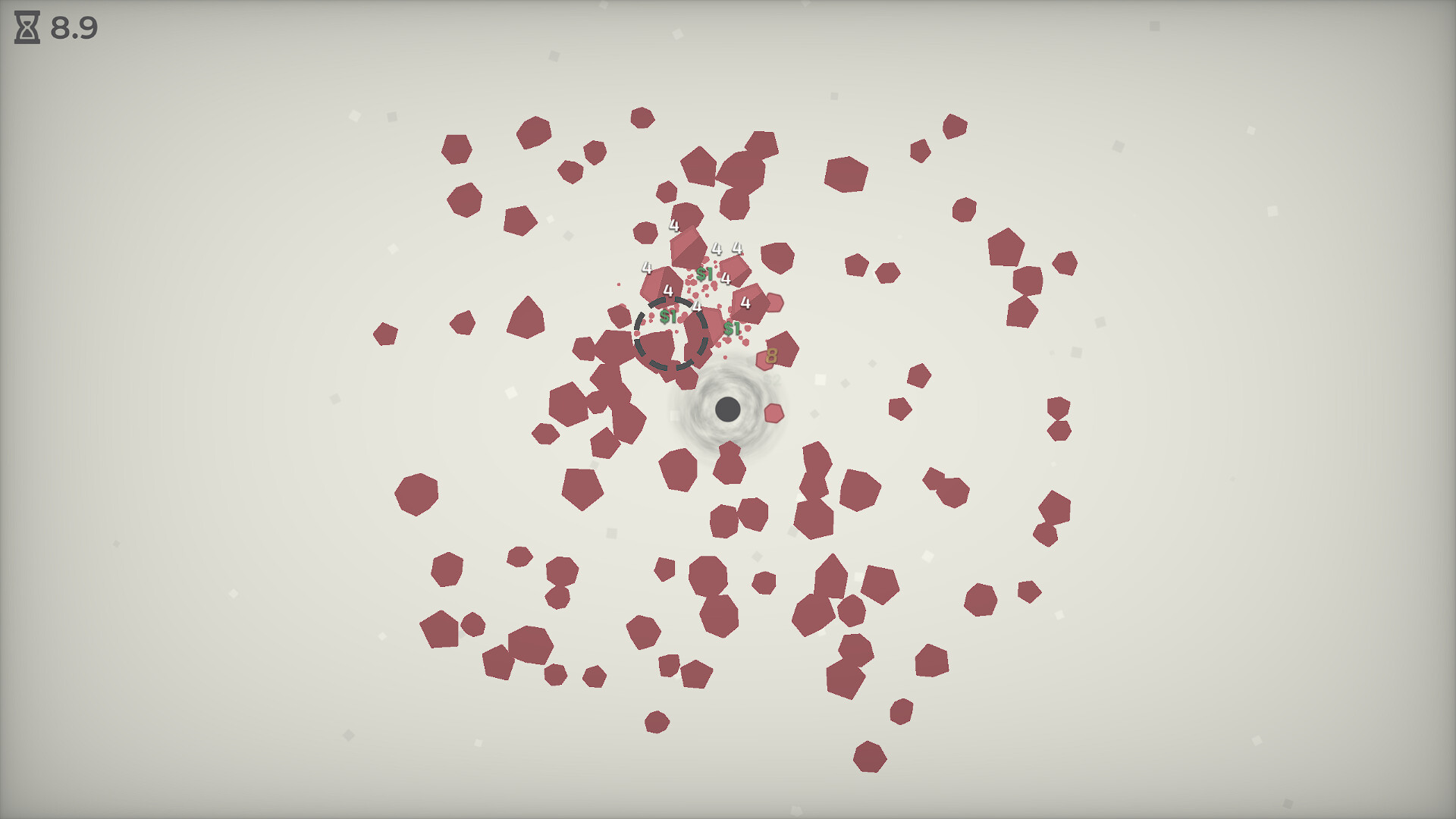 Скриншот: A Game About Feeding A Black Hole